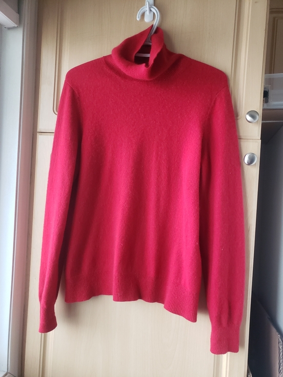 Lands' End Sweaters - Lands' End 100% Cashmere Red Turtleneck Sweater 6/8